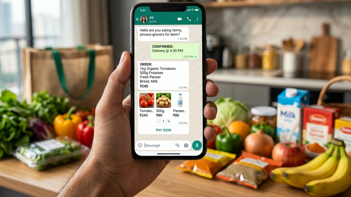 Why WhatsApp Ordering Is the Future of Local Food and Grocery Shopping in India